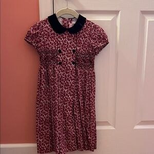 La Coqueta Kids Dress with Velvet Accents